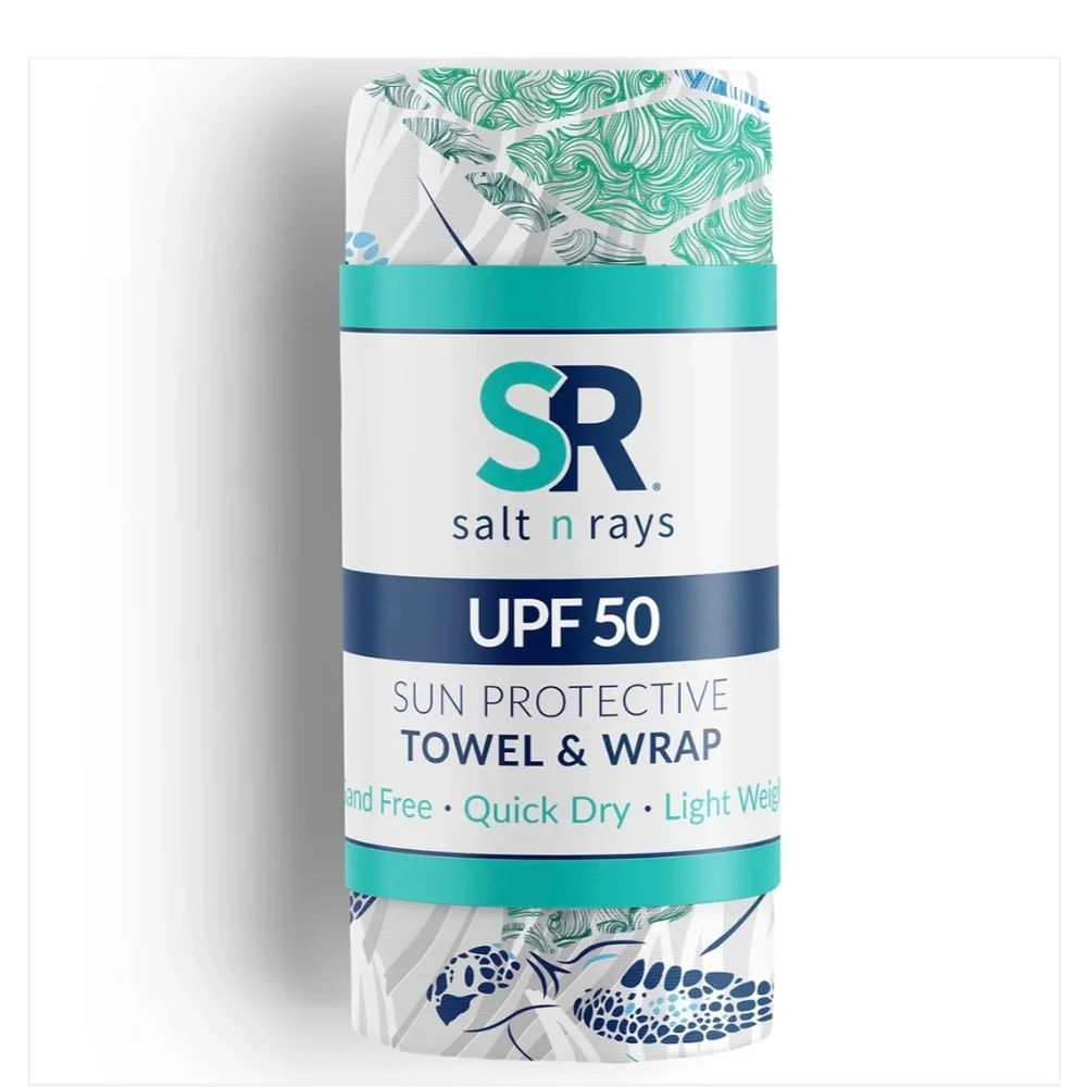 Salt n Rays UPF 50 Beach Towel/Wrap - Shelbie - NEW